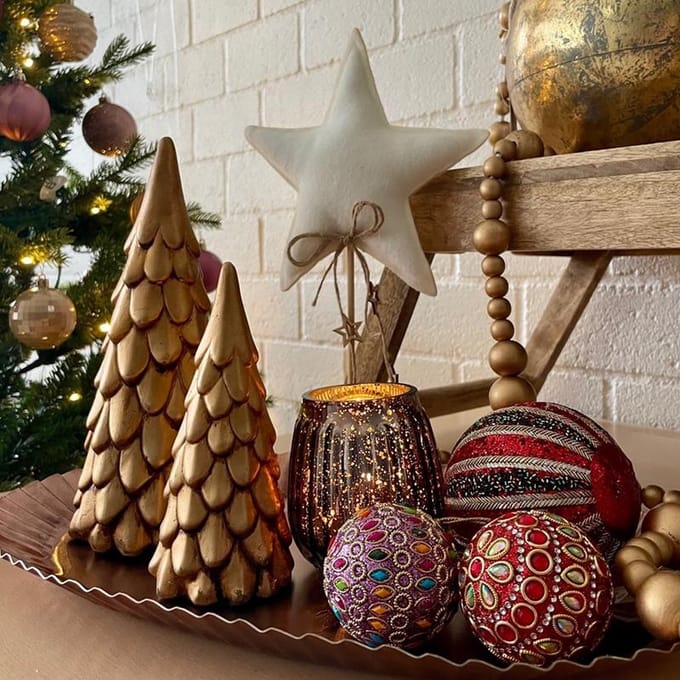 Kerstbal Adica Ø6cm multikeuren