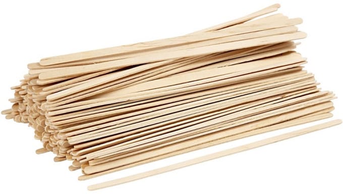 Creativ Company Wooden Popsicle Sticks Natural 200 pcs.