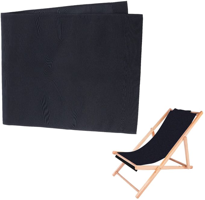 Dailygoods - PandaHall Beach Sling Chair Vervangend Canvas - 111 x 44 cm