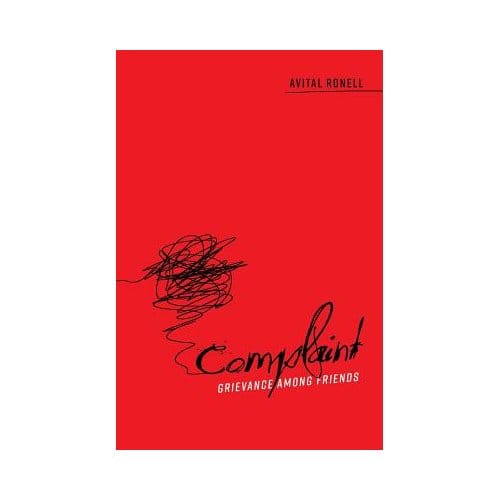 Complaint - Avital Ronell