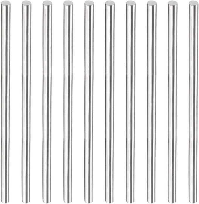 Dailygoods- Ronde Staaf Roestvrij Staal 304 - 3 mm x 75 mm