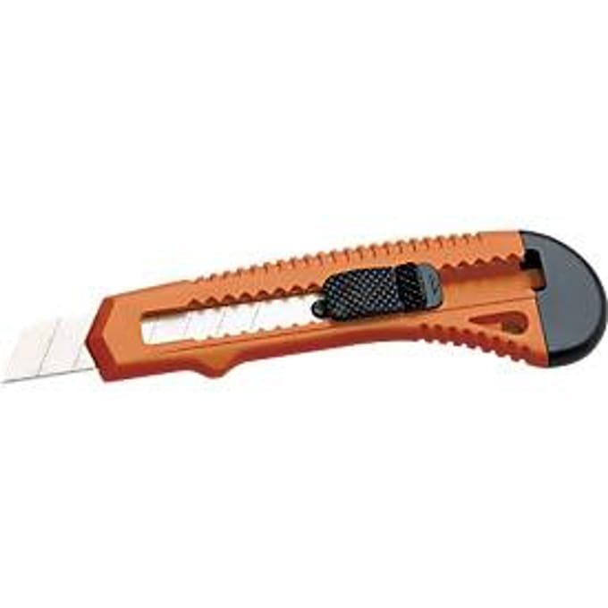 Breekmes - groot model - mesje 18 mm - oranje