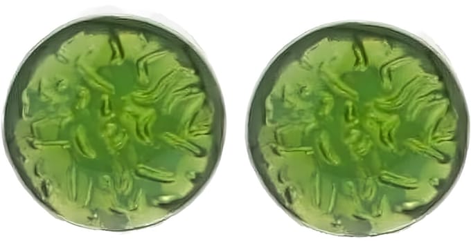 Behave - Oorsteker - Groen Epoxy - Rond 1 cm doorsnede