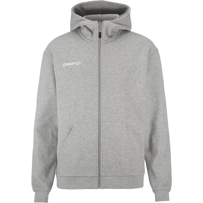 Craft Community 2.0 Logo Sweater Met Rits Heren - Lichtgrijs Gemeleerd | Maat: M