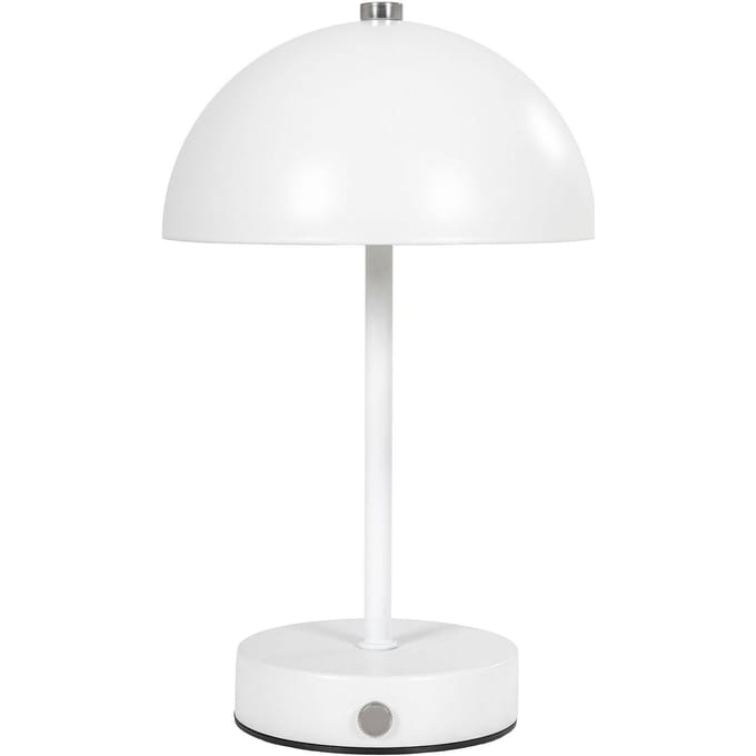 House Nordic Holt Wit LED Tafellamp Oplaadbaar