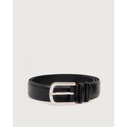 Ketting Orciani U08271 - CLASSIC CALF IN VITELLO 3 CM-BLACK
