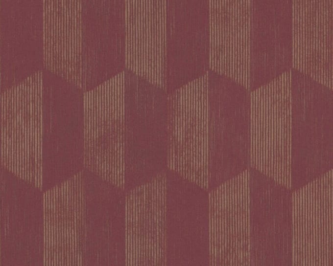 3D DESIGN BEHANG | Grafisch - goud rood - A.S. Création Geo Effect