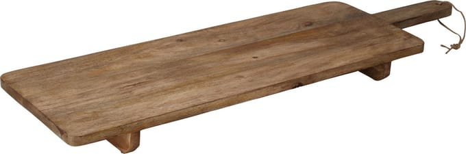 Serveerplank - Borrelplank XXL - 100CM lang - Mango hout - Extra stevig