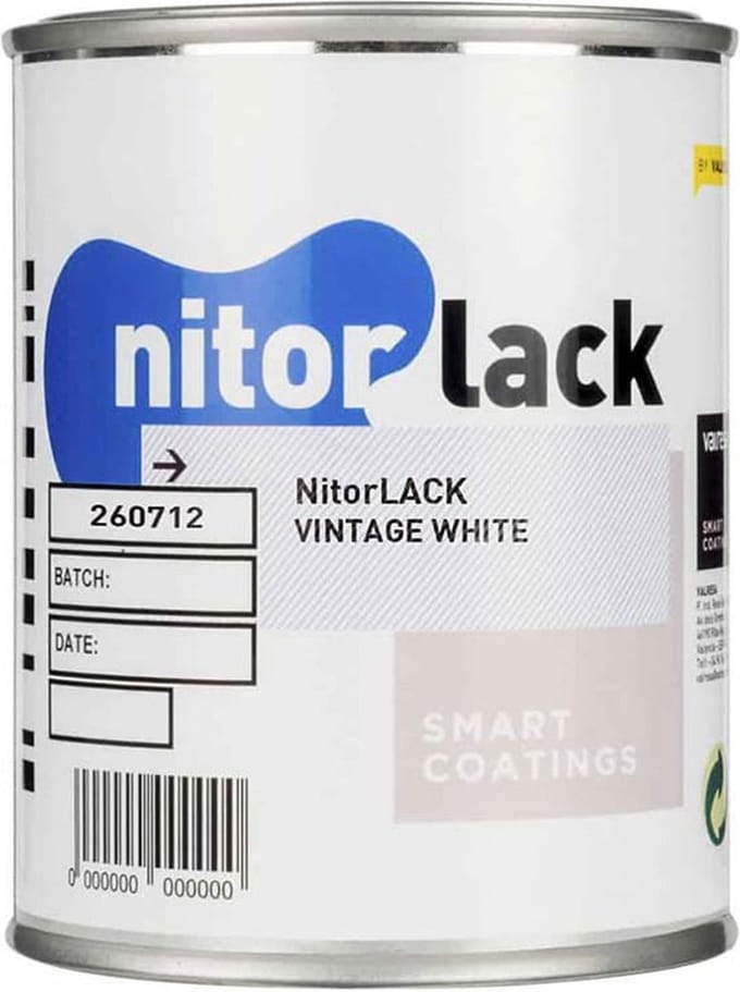 NitorLACK N260712108 Nitrocellulose Lak Vintage White 500ml Blik