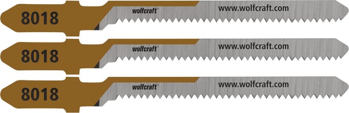 wolfcraft - 3 decoupeerzaagbladen voor Triplex - 20mm - HCS met T-schacht - 8018000