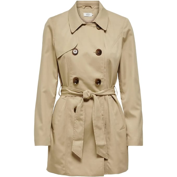 Regular fit Trenchcoat met dubbele knoopsluiting Model 'VALERIE'