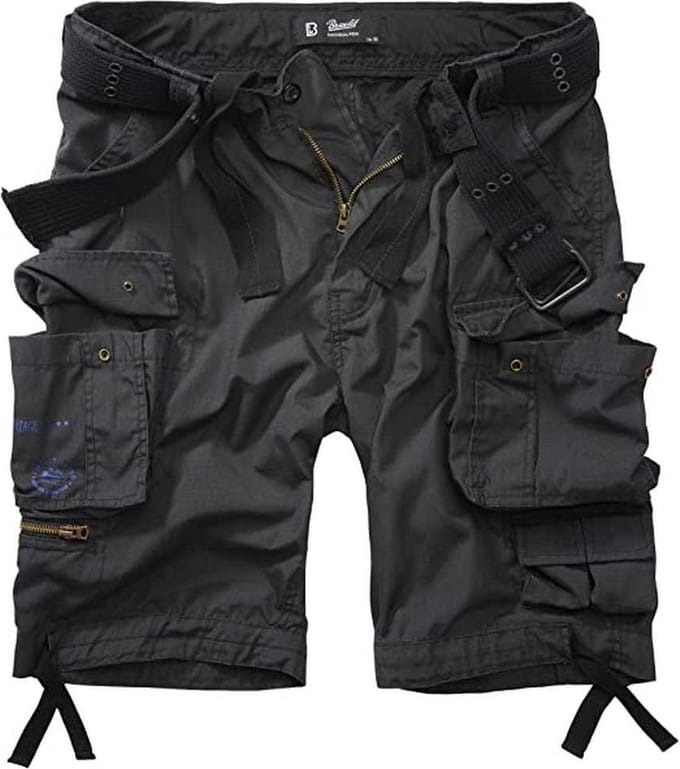BRANDIT Savage Ripstop Cargo Korte Broek - Heren - Black - L