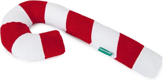 Beeztees Kerst Zuurstok - Hondenspeelgoed - Rood/Wit - 50x21x7 cm