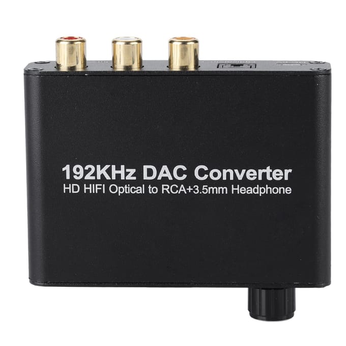 Convertisseur Numérique 5.1 HD Optique Coaxial Toslink Analogique Décodeur Numérique o