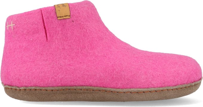Tofvel - Mula Wolvilt Sloffen Pink - Maat 37