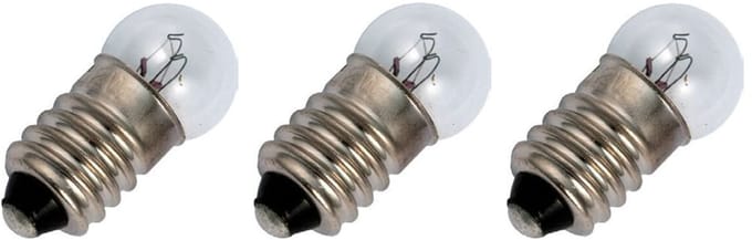 Signaallamp E10 24V 2.4W - 100 mAh - 3 stuks - G11 Gloeilamp Ø11mm - 24mm - 2500K - Dimbaar