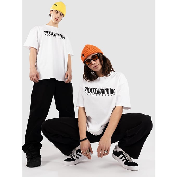 Macba Life Mag Logo T-Shirt wit