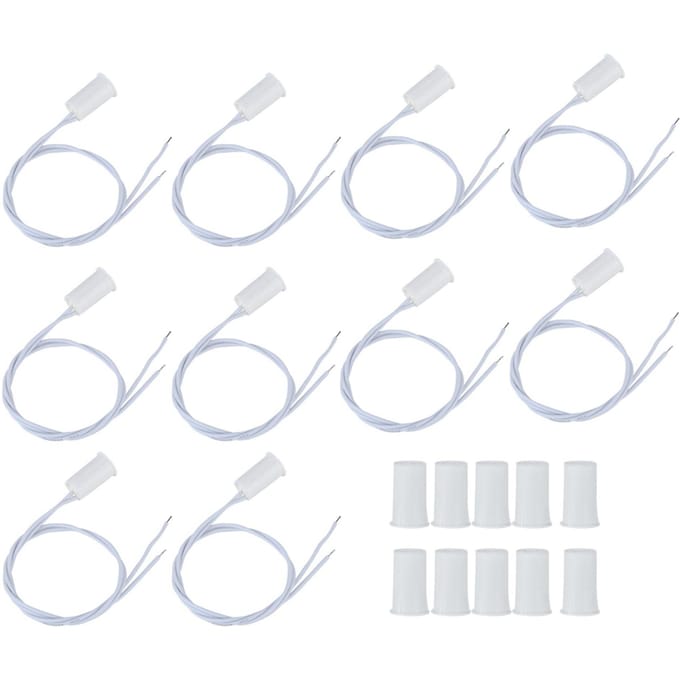 10 stuks Bedrade Deur Raam Sensor Magnetische Schakelaar voor Huis Alarmsysteem white