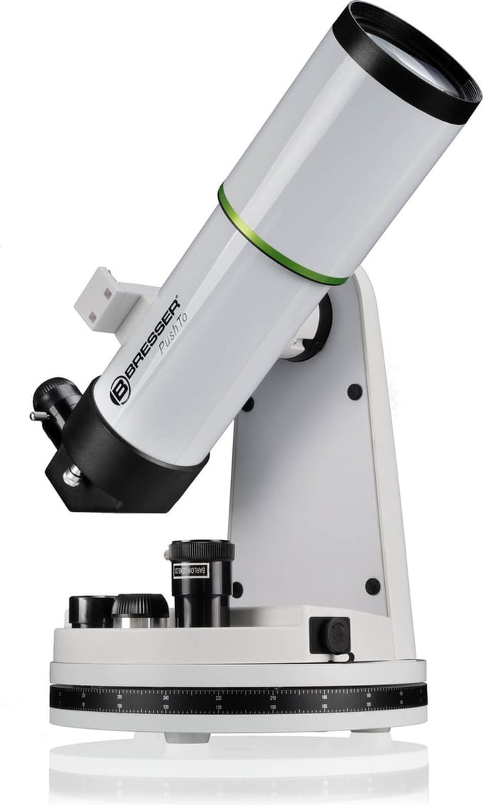 Bresser Telescoop - Push To NT-76/350 - Slimme Telescoop - Inclusief Zonnefilter