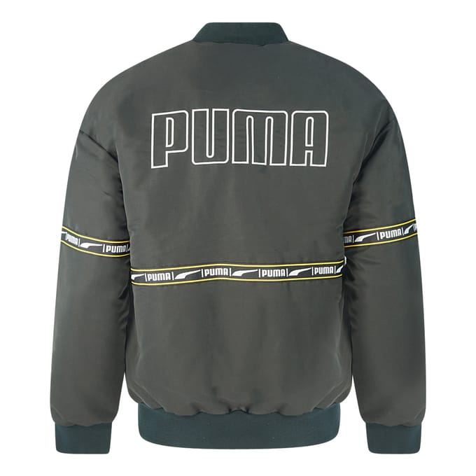 Puma geruit zwaar zwart bomberjack