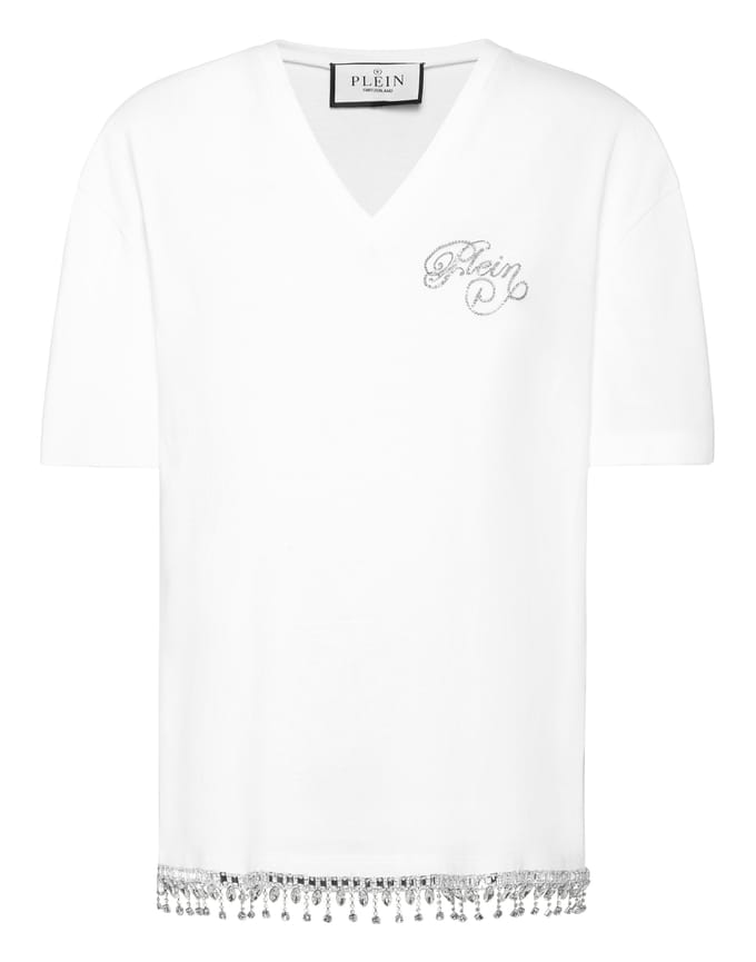 T-Shirt V-Hals Ss Signature