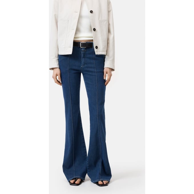 Closed Denair Dark Blue Größe: W28L32 | Ausgestellte Hosen Outlet | Damen | Blau