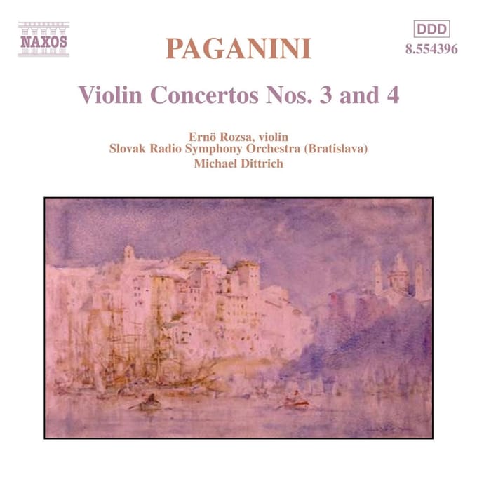 Erno Rozsa - Paganini: Violin Concertos 3 & 4 (CD)