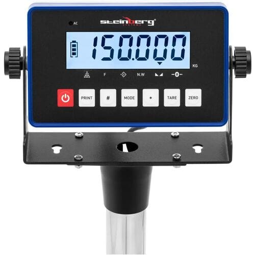 Steinberg Systems Platformweegschaal - 150 kg / 0,005 kg - 40 x 50 cm - kg / lb - LCD 10030811
