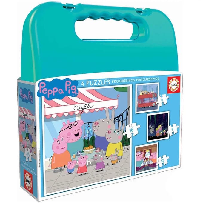 Set van 4 progressieve puzzels Peppa Pig