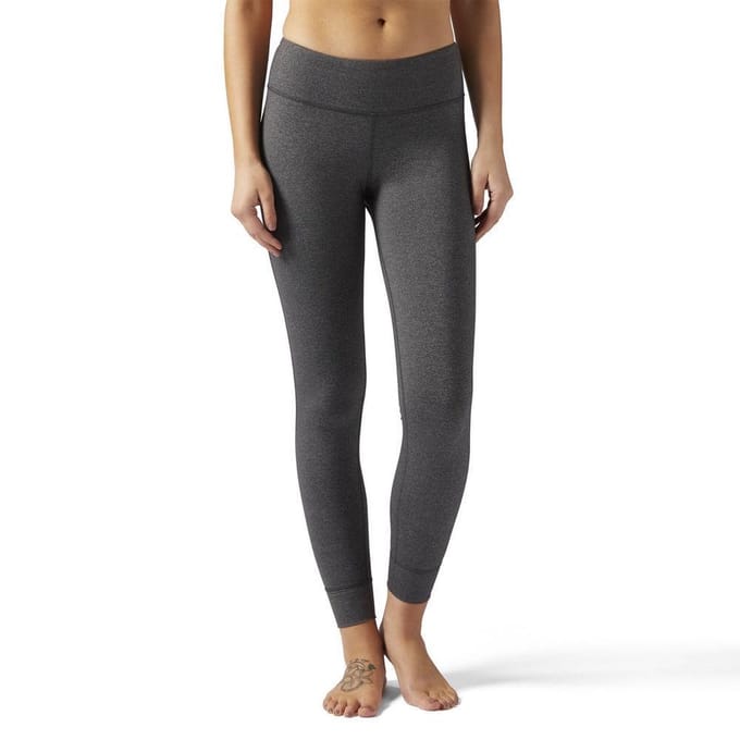 Reebok Lux Tight Sportlegging Dames - Dark Grey Heather