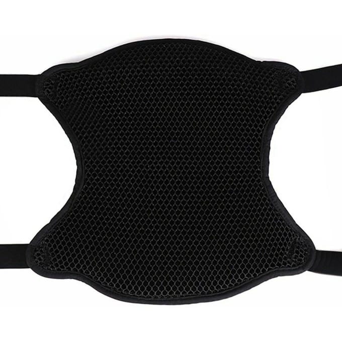 Motorfiets Koeler-Zitovertrek Universele Kussenbeschermer Zonnescherm Mat Mesh Zitting Zonnekussen black