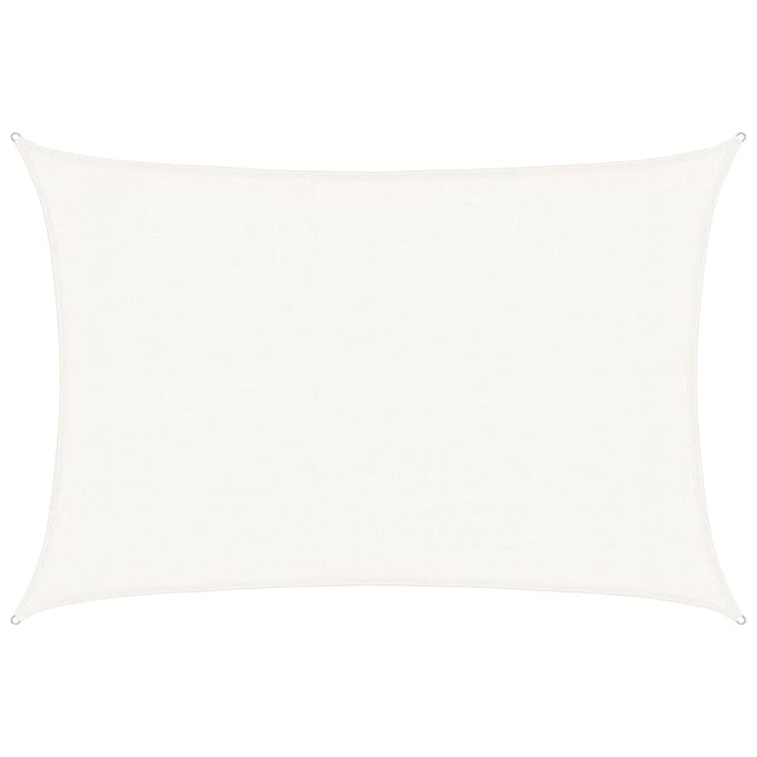 vidaXL - Zonnezeil - 160 - g/m² - 3x5 - m - HDPE - wit