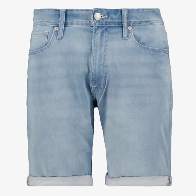 JJ REBEL heren denim short - Blauw - Maat S