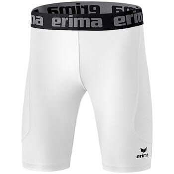 Erima Elemental Tight Ondershort Heren  Sportbroek - Maat S  - Mannen - wit/zwart