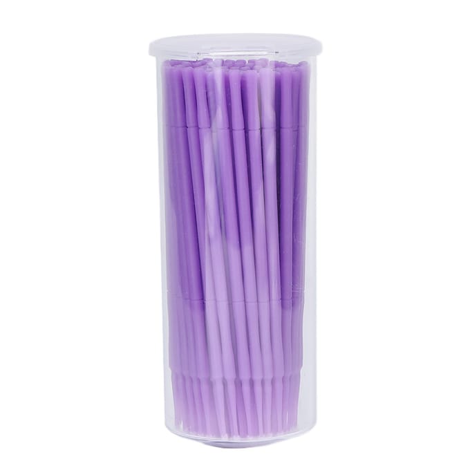 100 pièces Micro Applicateur Oral Brosse Violet Bâton Jetable Portable Compact Outil Dentaire purple