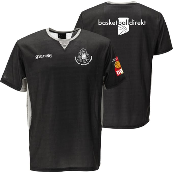 Spalding Hbv Offizielles Referee T-shirt Zwart