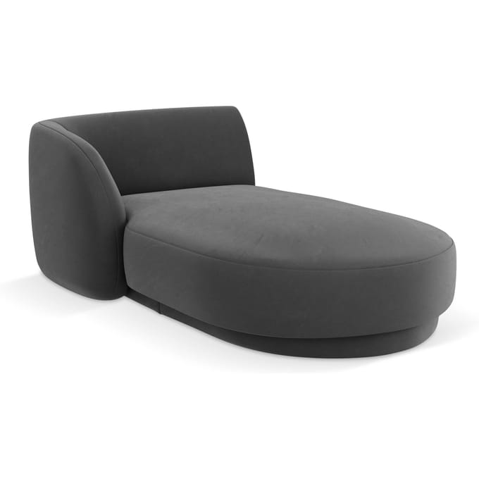 Chaise longue Miley links velvet | Micadoni Limited Edition