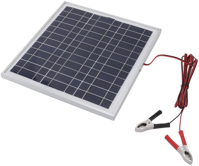 Draagbaar Zonnepaneel - Aluminium Frame - Monokristallijn Silicium - Opladen - 50W - 98FT Kabel .