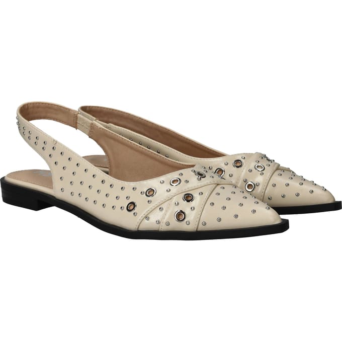 POSH by Poelman Slingbacks - Dames - Beige - Maat:41