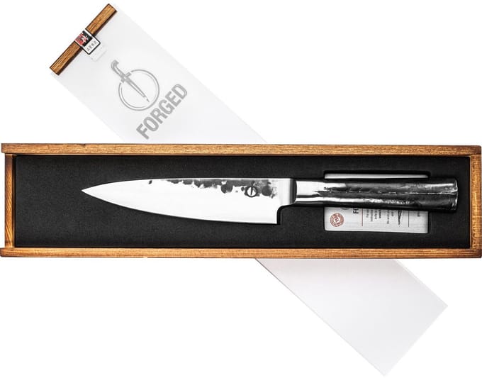 Forged Intense Koksmes 16cm - RVS - In houten giftbox