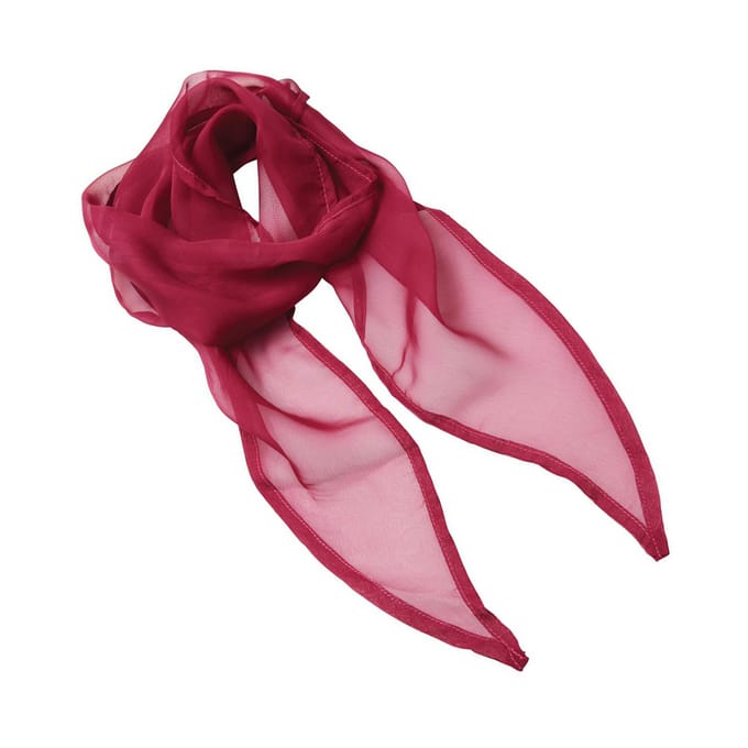 Premier Dames/Dames Chiffon Sjaal (Heet Roze)