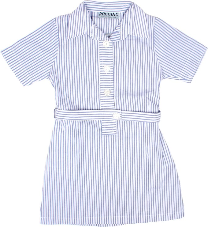 Sint-Ludgardis schooluniform - Zomerkleed - Streep - Maat 110