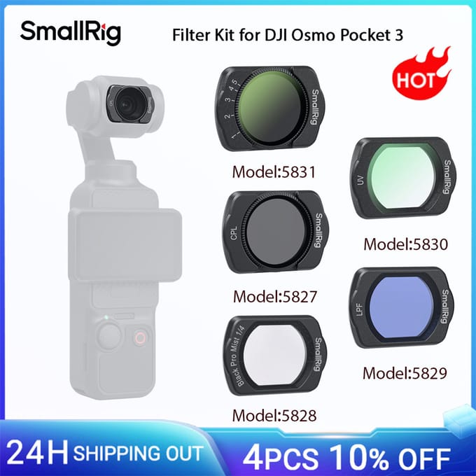 SmallRig 5833 Multifunctional Filter Kit for DJI Osmo Pocket 3