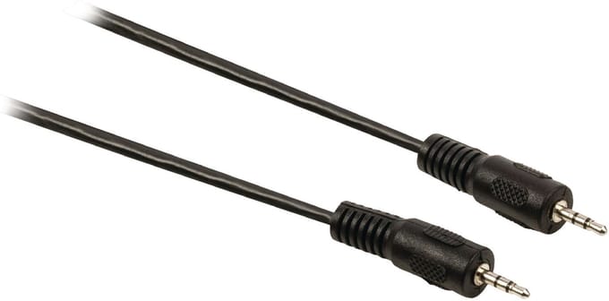 2,5mm Jack stereo audio kabel - 3 meter
