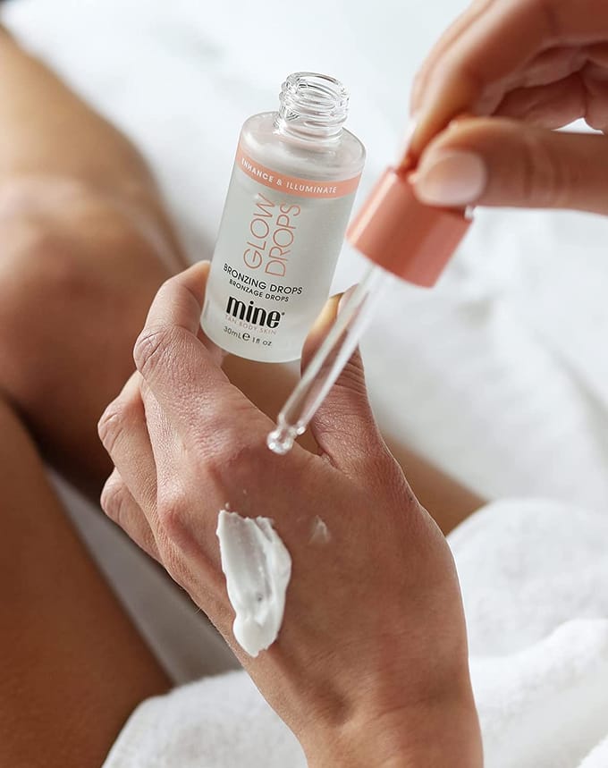 MINETAN GLOW DROPS verhelderende Zelfsmakende druppels 30ml