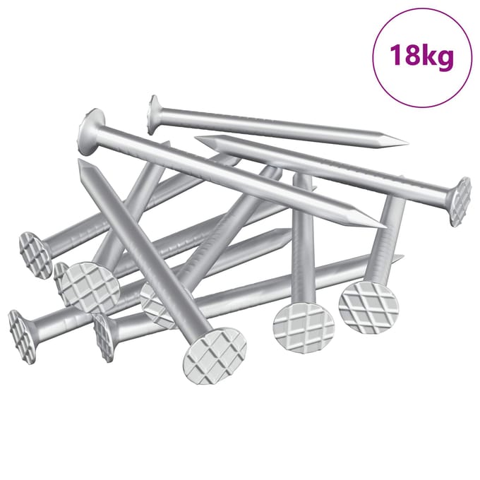 vidaXL - Spijkers - voor - Hout - 100000 - st - Zilver - Metaal