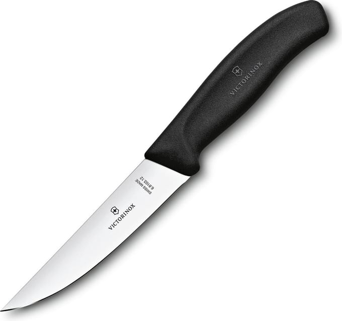 Victorinox Swiss Classic vleesmes - 12cm - RVS/fibrox - zwart