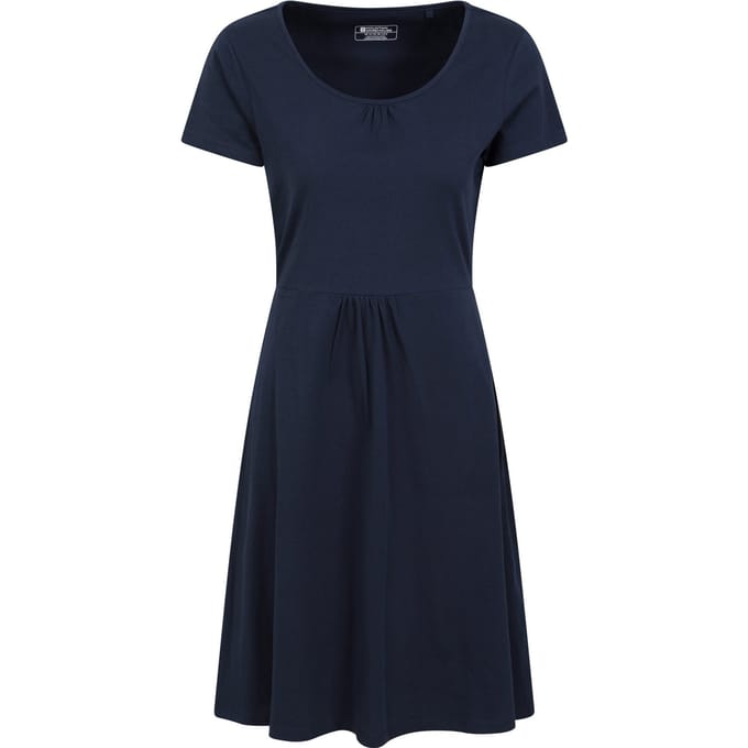 Mountain Warehouse Dames/Dames Essentials Lora Effen Rokjesjurk (Donkerblauw)