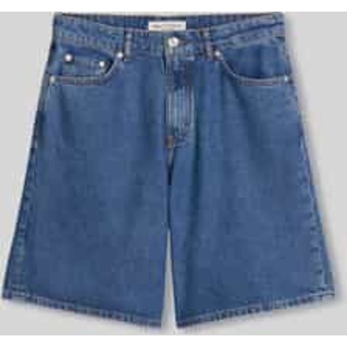 Loose fit bermuda van katoenmix