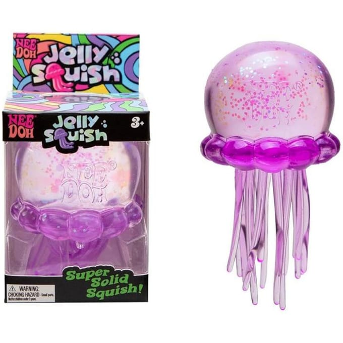 Jelly Squish Kwallen Stressbal Super Rekbaar Sensorisch Speelgoed Voor Autisme ADHD Kalmerend Focus Angstverlichtend Speelgoed pink